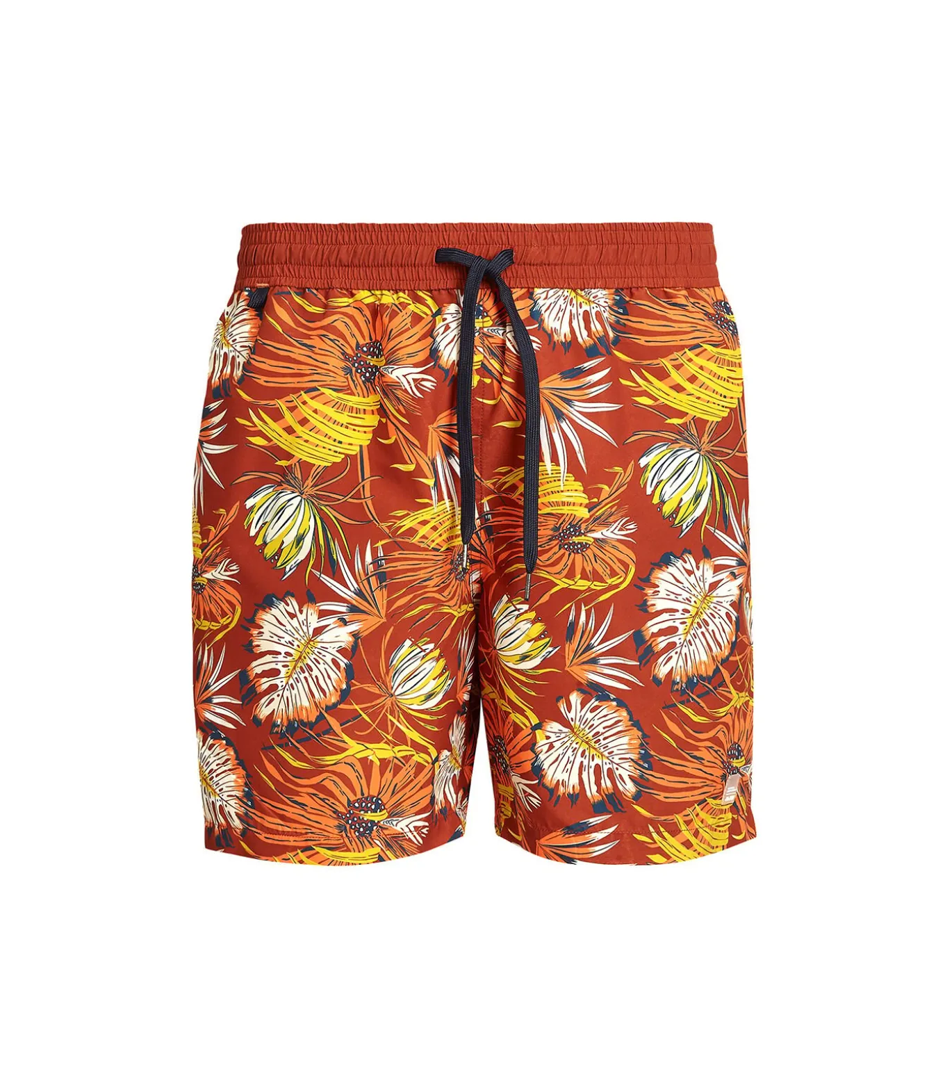 Zwembroek met plante print