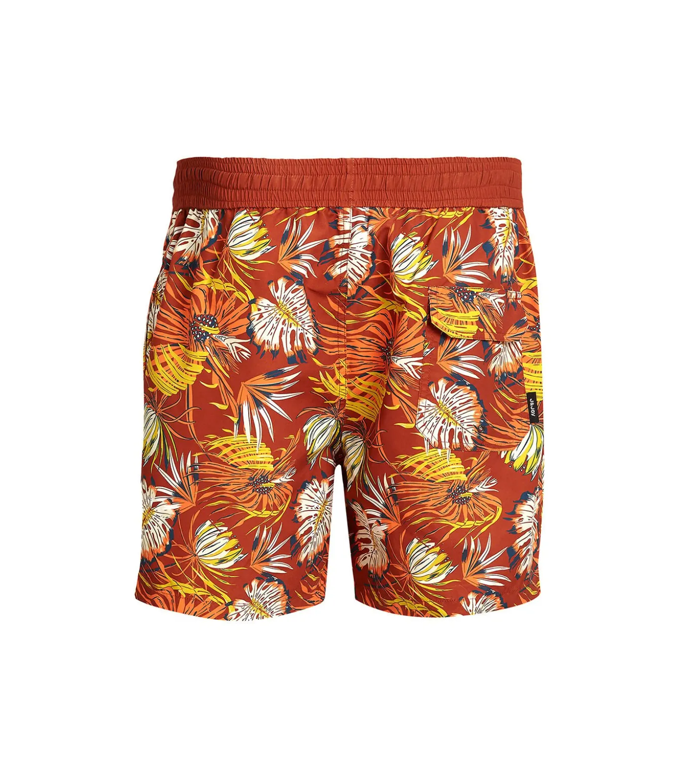 Zwembroek met plante print