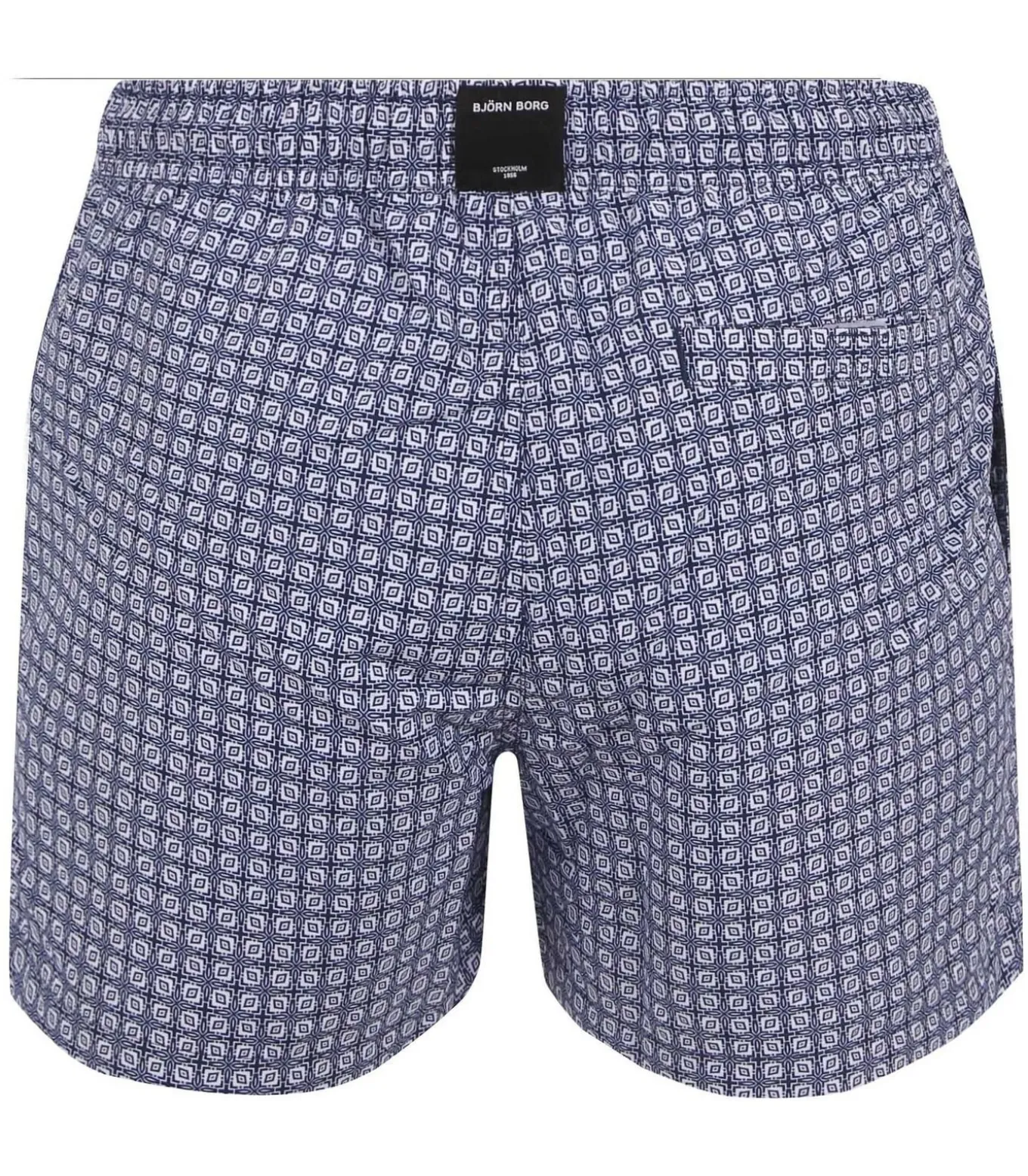 Zwembroek Print Blauw