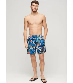 Zwemshort met Hawaii-print