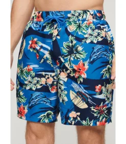 Zwemshort met Hawaii-print